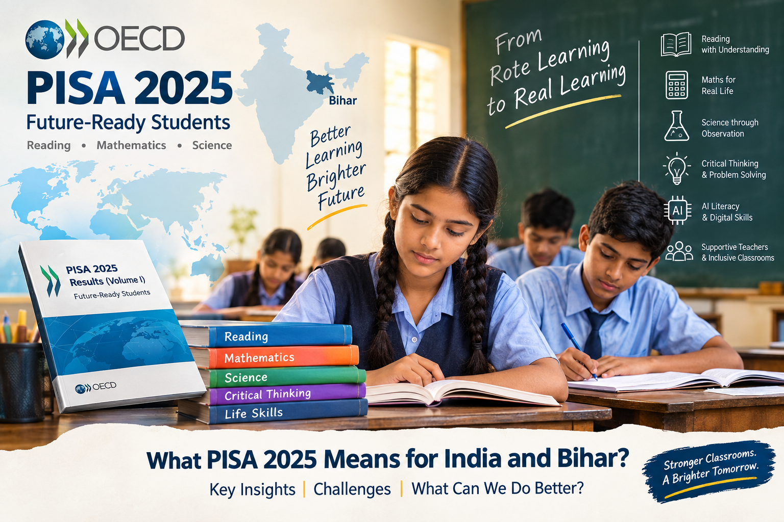 PISA 2025 se Bihar tak: India ki Education System ko Ab Kya Badalna Chahiye?